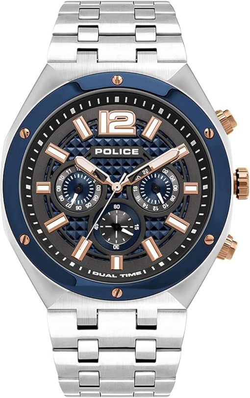 Police Kediri PL.15995JSTBL/61M Mens Watch Dualtimer - Image 2