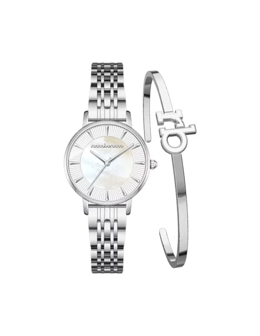 Roccobarocco RB.4659L-01M Ladies Watch and Bangle Set - Image 2