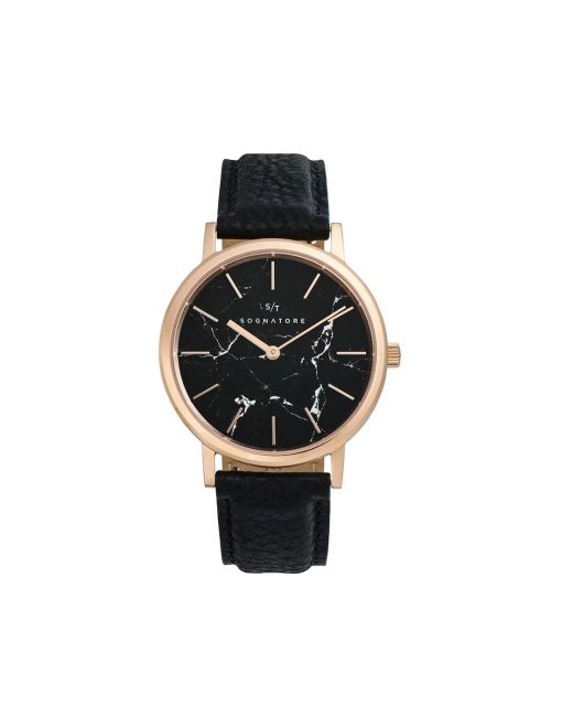Sognatore Marble Black Rose Gold Ladies Watch / Mens Watch - Image 2